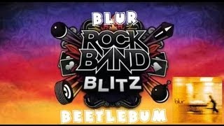 Blur Cover  Beetlebum  Rock Band Blitz Playthrough 5 Gold Stars [upl. by Mellette]