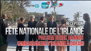 L’Ambassadeur de l’Irlande à Dakar SEM Derek Hannon à la réception de la Fête Nationale [upl. by Irrem67]