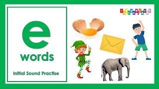 Ee Vocabulary for Kids Initial Sound [upl. by Capp553]