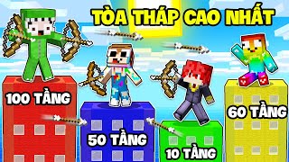 KHANGG BEDWARS THỬ THÁCH 24H NÂNG CẤP TÒA THÁP CAO NHẤT VÀ ĐẠI CHIẾN CUNG TIÊU DIỆT NOOB TEAM [upl. by Aneeles569]