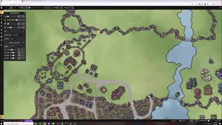 Building out the city wall  Tutorial 5  Making a city map in Inkarnate [upl. by Gannon]