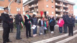 Colleferro Commemorati nell’omonima piazza i caduti di Nassiriya 2 [upl. by Ilaw558]