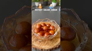 Trending recipe of instant gulab jamun shorts gulabjamun sweet dessert [upl. by Morgun]