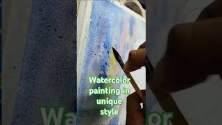 Do you Want to learn art  artist art watercolor water painting shortsvideo shorts design [upl. by Renat]