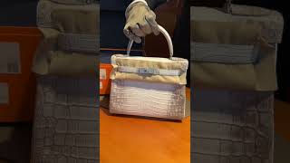 Picking up the Holy Grail of Hermès  DIAMOND HIMALAYAN KELLY Worlds rarest handbag [upl. by Ydnal]