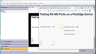 Testing RS485 Comms on a RedLion DA70 FlexEdge [upl. by Ylaek675]