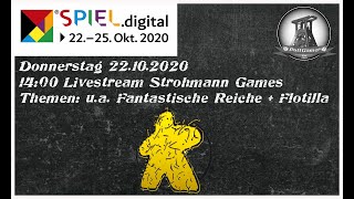 SpielDigital  Pottgamer Livestream Strohmann Games Neuheiten [upl. by Naugan760]