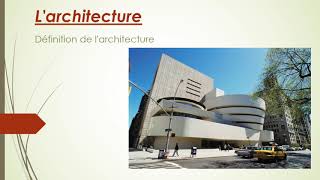 Cour N 01 théorie de projetquotquot larchitecturequotquot 1ere année [upl. by Androw720]