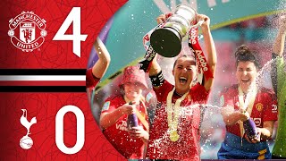 WOMENS FA CUP WINNERS 🤩🏆  Man Utd 40 Spurs  Highlights [upl. by Sidoma116]