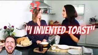 Meghan BRAGS About Making Toast mid clipmeghanmarkel [upl. by Orelle608]