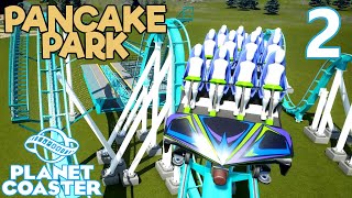 Planet Coaster PANCAKE PARK  Part 2  PANCAKE COASTER [upl. by Terrance202]