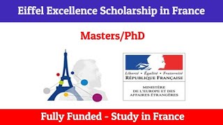 Eiffel Scholarships 2024  No IELTS  Application procedure  Fully Funded  Campus France [upl. by Johst767]