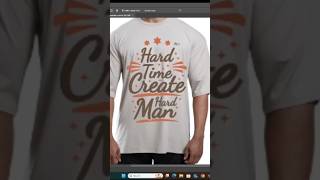 Realistic tshirt design on Photoshop tshirtdesign photoshop [upl. by Nassah]