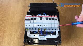 ABB Busboard automaat Inklikken  uitnemen  Hoe Installeer je een ABB Busboard 123GroepenKastnl [upl. by Barncard]