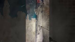 Pressure washing paint off a dodge challenger door after a chemical dip mopar dodge satisfying [upl. by Ysirhc]