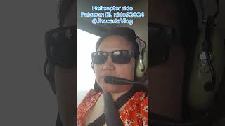 Parang pilot lang 😂Helicopter ridePalawan EL dreamcometrue nido2024JhacartaVlog [upl. by Lilhak619]