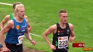 Filip Ingebrigtsen at 800m at Norwegian Championships 2018 [upl. by Leonidas]