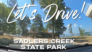 Sadlers Creek State Park SC Drive Through Tour  Things to Do in Anderson South Carolina [upl. by Nonez277]