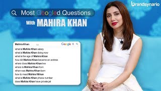 Most Googled Questions With Mahira Khan [upl. by Akenaj361]