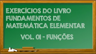 FUNDAMENTOS DE MATEMÁTICA ELEMENTAR  EXERCÍCIO 163  VOL 1 [upl. by Ruffi52]