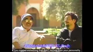 Hayao Miyazaki and Hideaki Anno Meeting and Interview 1998  English Sub [upl. by Yrocej890]