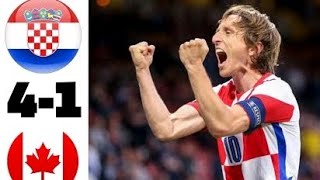 Croatia vs Canada 41 All Goals amp Extended Highlights  FIFA World Cup 2022 [upl. by Edva]