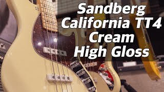 Sandberg TT4 creme highgloss finish 리뷰 review [upl. by Iolande692]