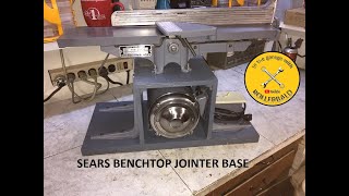 Sears Benchtop Jointer Base [upl. by Nemad]