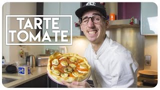 TARTE À LA TOMATE ET CHÉVRE  Lazy Cooking [upl. by Aneroc]