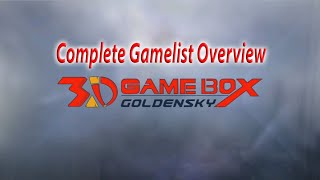 Game Box G6 COMPLETE Gamelist Overview [upl. by Iosep]