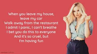 Dove Cameron  Waste Lyrics [upl. by Ecidnak]