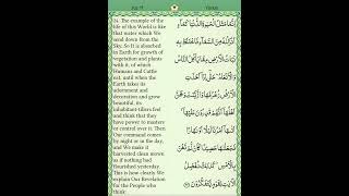 Surah Yunus  19 Ayat 24 translation and brief explanation [upl. by Ibby]