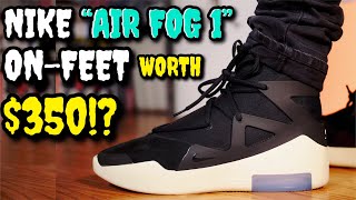 NIKE “AIR FEAR OF GOD 1” ON FEET REVIEW WORTH 350 [upl. by Nohpets]