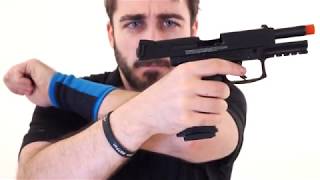 HK VP9 Elite Force Gas Gun Review [upl. by Suivatco542]