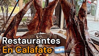 El Calafate Argentina ¿Donde comer 🍽️ Los mejores Restaurantes de la Patagonia 🇦🇷 [upl. by Gorlin911]