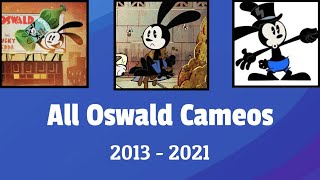 All Oswald Cameos in the New Mickey Shorts 2013  2021 [upl. by Eicyak]