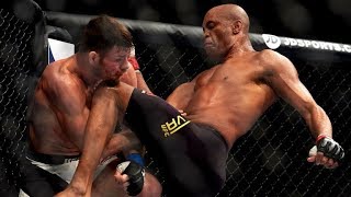 Anderson Silva vs Michael Bisping FIGHT HIGHLIGHTS [upl. by Ahtnammas]