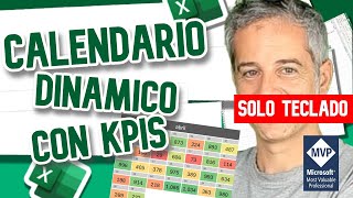 Crea un CALENDARIO en Excel con KPIs en Minutos [upl. by Sherrard]