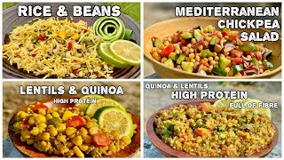 7 OnePot Recipes  Vegan amp Vegetarian High Protein Meals  Easy One Pot Meal Ideas [upl. by Coralyn]