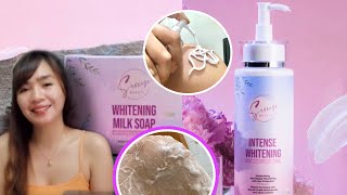 SEREESE BEAUTY INTENSE WHITENING LOTION AND SEREESE BEAUTY WHITENING MILK SOAP REVIEW [upl. by Kendrah]