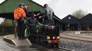 Eastleigh Lakeside Railway OneTrain Service 14022024 [upl. by Belter]