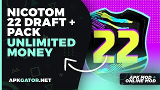 Nicotom 22 Draft  Pack Opener Mod APK Unlimited Coins and NT Points [upl. by Stanislaus]