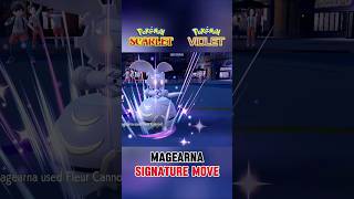 Magearna Pokemon Scarlet And Violet Signature Move shorts pokemonscarletandviolet gaming [upl. by Nuawd]