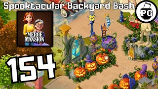 Skeleton Decoration in Spooktacular Backyard Bash 🏡 Merge Mansion  Gameplay Walkthrough Part 154 [upl. by Annairb223]