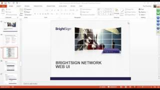 BrightSign Networks Web UI [upl. by Rekrap]