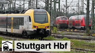 Stuttgart Hauptbahnhof – Bahnhofsbetrieb anno 2021 [upl. by Aderfla]