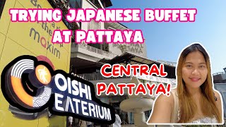 FOOD TRIP AT PATTAYA  Oishi EATERIUM Restaurant AT CENTRAL FESTIVAL foodvlog thailand japan [upl. by Ahsinnor]