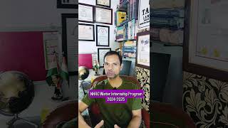 NHRC Winter Internship Program 2024 Notification nhrc internship2024 youtubeshorts [upl. by Adniles]