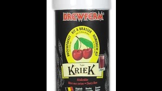 Homebrew Review  Brewferm Kriek Cherry Beer [upl. by Levison]