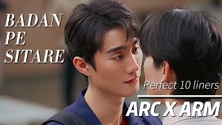 Arc X Arm BL fmv ep13  Perfect10 liners hindi song mix [upl. by Otreblon]